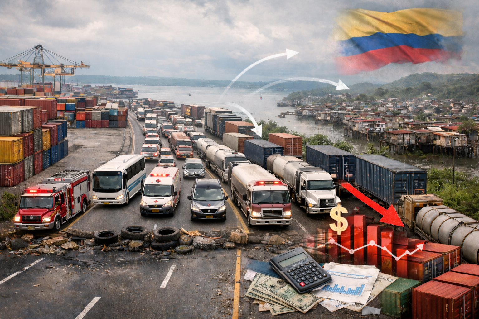 Buenaventura: el país que se detiene cuando la Ciudad-Puerto se bloquea